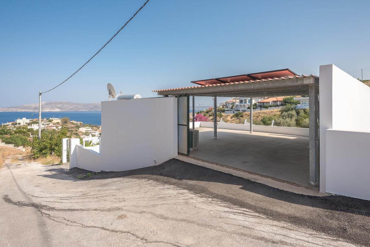 Villa Luna Private Heated Hydro Pool Bbq Beach 4Min Agia Marina Mikrolimanou Exterior foto