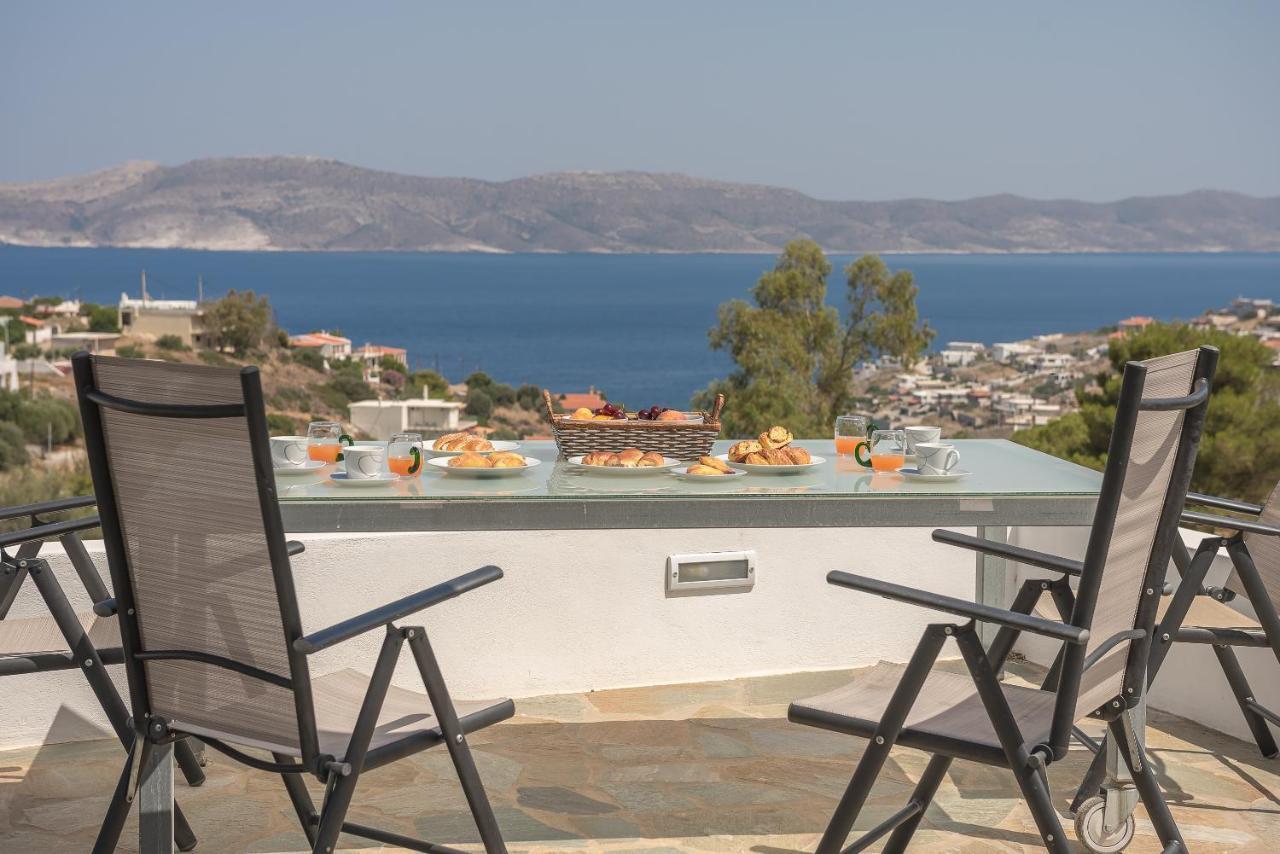 Villa Luna Private Heated Hydro Pool Bbq Beach 4Min Agia Marina Mikrolimanou Exterior foto